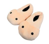 Mad Monkey Pantoffeln Willy - Hausschuhe mit Plüschdesign - Rosa