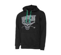 Madcat Skull Hoodie Black - Angelpullover, Größe:L