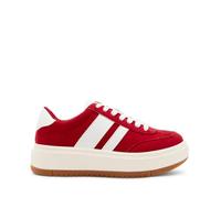 Madden Girl Damen Navida Sneaker, Rot/Weiß, 39 EU