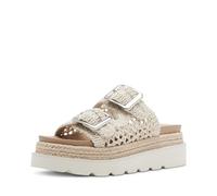 Madden Girl Mythicall Damen-Sandalen, flach, Leichte, natürliche Häkelarbeit, 38.5 EU