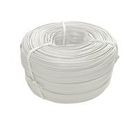 maDDma 10m Keder Ø 3mm x Fahne 7mm Kederband Biese Paspelband Wulstband PVC Farbwahl, Größe:Ø 3mm x Fahne 7mm, Farbe:weiß