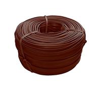maDDma 10m Keder Ø 3mm x Fahne 7mm Kederband Biese Paspelband Wulstband PVC Farbwahl, Größe:Ø 3mm x Fahne 7mm, Farbe:braun