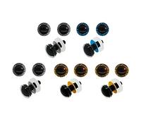 maDDma 5 Paar Glitzer-Augen 12-40mm m. Gegenstück Sicherheitsaugen Amigurumis Basteln Variantenwahl