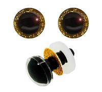 maDDma 5 Paar Glitzer-Augen 12-40mm m. Gegenstück Sicherheitsaugen Amigurumis Basteln Variantenwahl