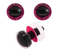 maDDma 5 Paar Glitzer-Augen 12-40mm m. Gegenstück Sicherheitsaugen Amigurumis Basteln Variantenwahl