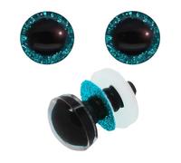 maDDma 5 Paar Glitzer-Augen 12-40mm m. Gegenstück Sicherheitsaugen Amigurumis Basteln Variantenwahl