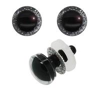 maDDma 5 Paar Glitzer-Augen 12-40mm m. Gegenstück Sicherheitsaugen Amigurumis Kuscheltiere Teddy Variantenwahl