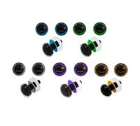 maDDma 5 Paar Glitzer-Augen 12-40mm m. Gegenstück Sicherheitsaugen Amigurumis Kuscheltiere Teddy Variantenwahl