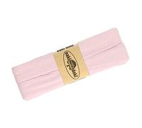 maDDma Schrägband Jersey 3m Breite 20mm Oaki Doki Tricot de Luxe Einfassband elastisch über 80 Farben, Farbe:Babyrosa