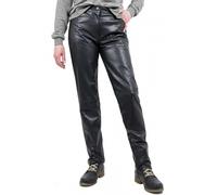 MADDOX - Damen Lederhose Lammnappa schwarz : 48