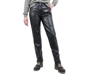 MADDOX - Damen Lederhose Lammnappa schwarz : 48