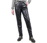 Maddox - Damen Lederhose Lammnappa schwarz Größe 48