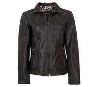 MADDOX - Damen Lederjacke Lammnappa coffee : 42