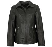 MADDOX - Damen Lederjacke Lammnappa schwarz : 38