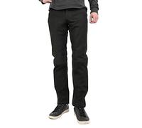 Maddox - Herren Echtleder Lederhose Lammnubuk schwarz Größe 58