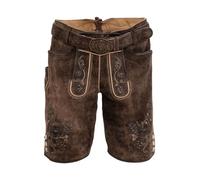Maddox Herren Lederhose KAUTSEE braun 52