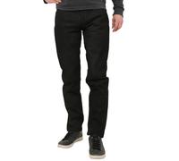 MADDOX - Herren Lederhose Lammnubuk schwarz : 35