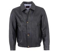 MADDOX - Herren Lederjacke Blouson Lammnappa marine : 52