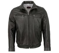 MADDOX - Herren Lederjacke Blouson Lammnappa schwarz : 60