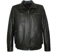MADDOX - Herren Lederjacke Blouson Lammnappa schwarz : 76