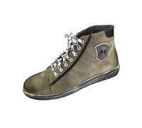 Maddox Herren Trachten Leder Schuhe Hohe Sneaker Marinus | Stein 42