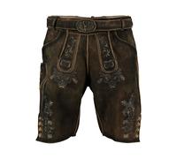 MADDOX Leder Shorts Altrei braun braun 50