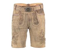 MADDOX Leder Shorts Birchsee zinn 58