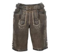 MADDOX Leder-Shorts Loisach anthrazit Ziegenveloursleder anthrazit 56
