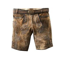 Maddox Trachtenlederhose Herren Ammersee kurz zirbe antik Gr.56