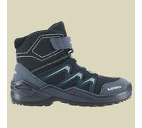 Lowa Winterschuhe Maddox Warm Mid GTX (Textil/Synthetik, wasserdicht) 2026 navyblau/jadegrün Kleinkinder, Größe Euro (US) 32 (1)