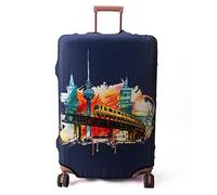 Maddy's Home Elastische Kofferhülle, Koffer, Koffer, Kofferhülle, Luggage Cover mit Reißverschluss, für 58,9-81,2 cm (23-32 Zoll), City, L (Fit 26"-28" suitcase), Weich
