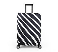 Maddy's Home Elastische Kofferhülle, Kofferhülle, Kofferhülle, Luggage Cover mit Reißverschluss für 53-32 cm (23-32 Zoll), Graue Katze., L (Fit 26"-28" Suitcase), Modern
