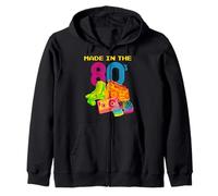 Made In 80s, Vintage 80's, I Love 80's Era Graphic Design Kapuzenjacke