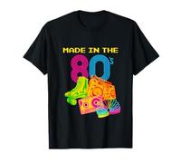Made In 80s, Vintage 80's, I Love 80's Era Graphic Design T-Shirt
