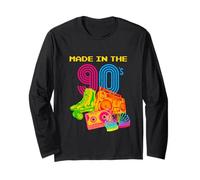 Made In 90s, Vintage 90's, I Love 90's Era Graphic Design Langarmshirt