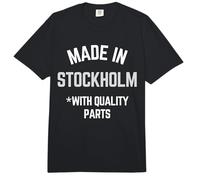 Made In Stockholm Lustiger Slogan Born In Stockholm Comfort Colors Adult Heavyweight T-Shirt