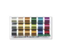Madeira 18er Garnbox Metallic Smooth 18 x 200m (1,00 € pro 100 m)