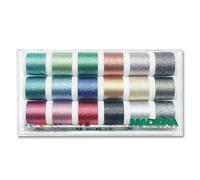 Madeira Stickbox Metallic Supertwist Fb.18 Spulen (0,93 € pro 100 m)