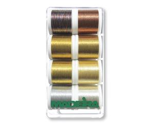 Madeira 8er Garnbox Metallic Brilliant 8 x 200m (1,12 € pro 100 m)