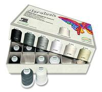 Madeira Aerolock No.125 Overlock Garnbox (6 Farben/ 24 x 1200 m)