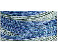 Madeira Aeroflock 100 Bauschgarn Multicolor 1000m Farbe 9601 ocean (0,45 € pro 100 m)