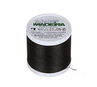 Madeira 9845-1800 2-lagiges Polyneon-Polyester-Stickgarn, 40 W/135 D, 40 m, schwarz
