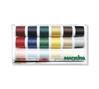 Madeira Aerofil No.120 Allesnäher Nähgarnbox (18 Farben/ 200 m)