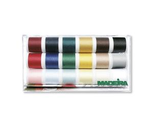 Madeira Aerofil No.120 Allesnäher Nähgarnbox (18 Farben/ 200 m)