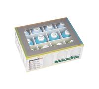 Madeira Aerolock + Aeroflock Overlockbox (12 Konen/1000 m/ grün/ türkis/ hellblau)