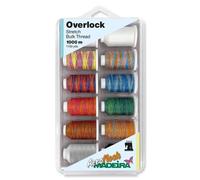 Madeira Overlock Minikingbox Aeroflock Nr.100 Multicolor (12 Farben / 1000 m)