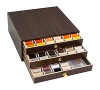 Madeira Cotona No.50 Garnschatulle groß (120 Spulen à 1000 m/ Wurzelholz-Optik)