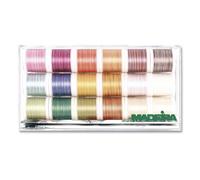 Madeira Cotona No.50 Multicolor Stickbox (18 Farben/ 200 m)
