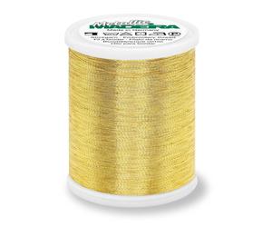 Madeira Metallic Brilliant 40 Metall-Effektgarn 1000m Farbe GOLD 6 (1,18 € pro 100 m) Farbe:Farbe GOLD-6