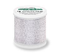 Madeira 9842-41 Metallisches Nylon/Polyester, Stickgarn, 40 wt/20 yd, texturiertes Silber